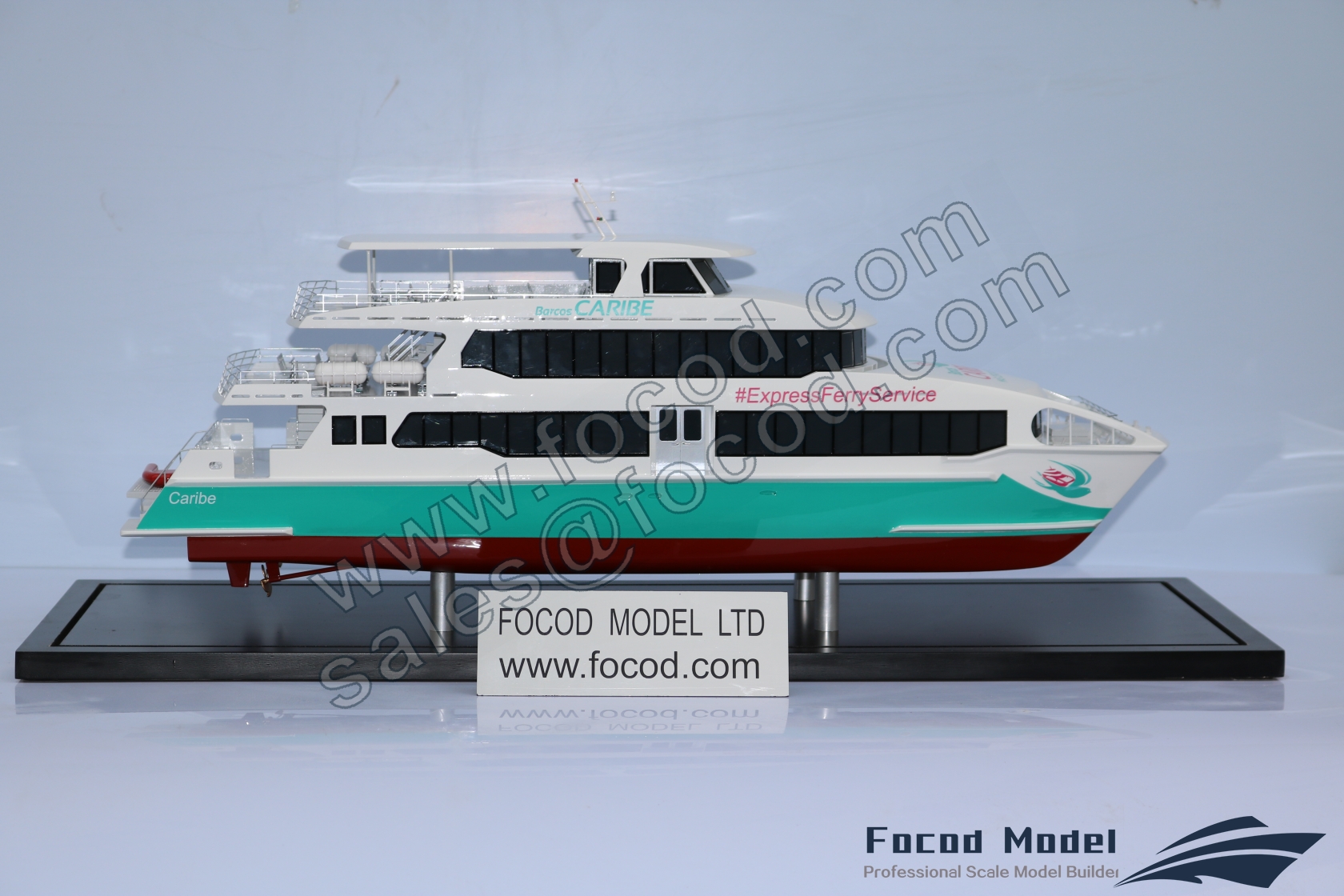 customized model of 29m cataraman ferry